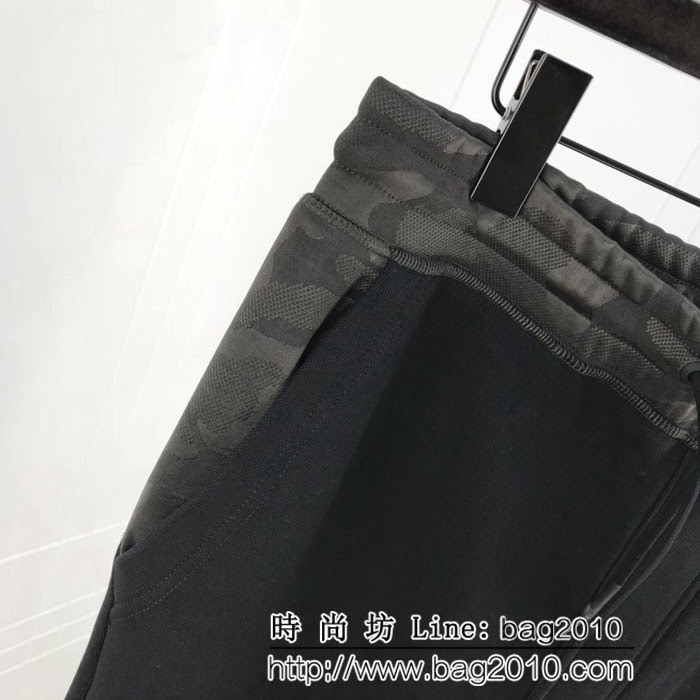 Y-3山本耀司 2018年秋冬季新款 褲腿品牌全新圖案骷髏印花 加絨男款休閒褲 ydi1755